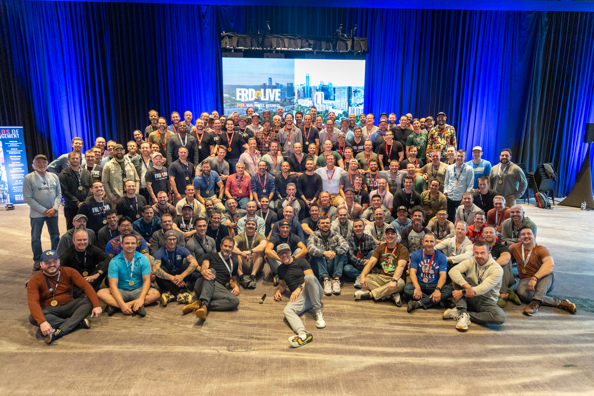 Front Row Dads full group